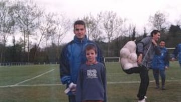 Esteban y Pelayo. Él tenía 8 años y Esteban, 22.