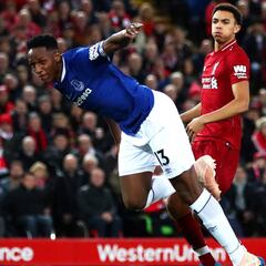 Yerry Mina, en el equipo de la fecha de la Premier League
