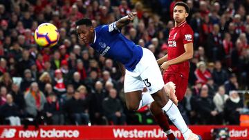 Yerry Mina, en el equipo de la fecha de la Premier League