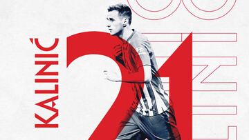 Kalinic cambia de dorsal en el Atlético.