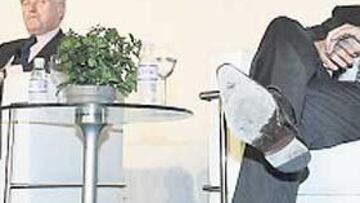 <b>ÓRDAGO. </b>Calderón y Mijatovic presentaron ayer su proyecto deportivo en la sede de la candidatura.