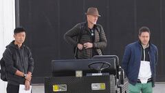 Taffarel, técnico de la selección brasileña, visita a Neto