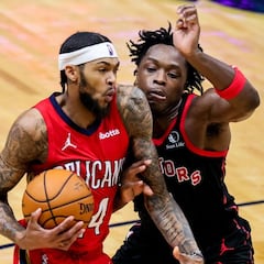 El dúo funciona: los 52 puntos de Ingram y Zion ahogan a Toronto