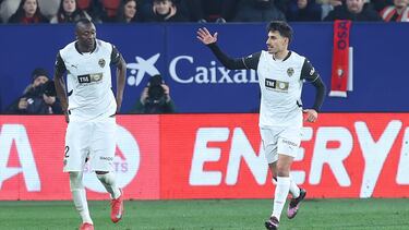 02/03/254 PARTIDO PRIMERA DIVISION
OSASUNA - VALENCIA
TERCER GOL EMPATE SADIQ 3-3 ALEGRIA