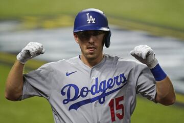 Austin Barnes también produjo un home run y fue uno de los elementos a destacar esta noche.