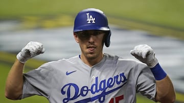 Austin Barnes también produjo un home run y fue uno de los elementos a destacar esta noche.