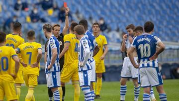 07/02/21 PARTIDO PRIMERA DIVISION
REAL SOCIEDAD CADIZ
EXPULSION MAURO TARJETA ROJA