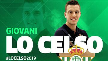 Lo Celso es nuevo jugador del Betis. 