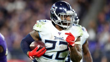 El running back de Tennessee Titans se ha convertido en el arma m&aacute;s letal de los playoffs, al sumar m&aacute;s de 180 yardas en dos sus duelos de postemporada.