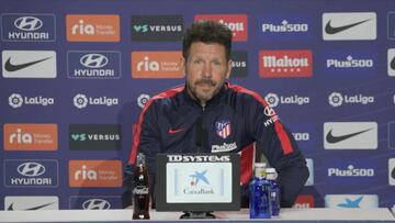 Simeone: "El VAR ha venido para que el fútbol sea más justo"