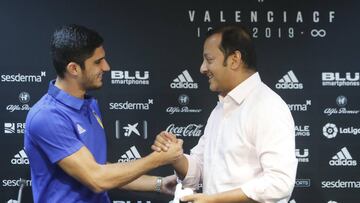 30/08/18 NUEVO JUGADOR FICHAJE RUEDA DE PRENS A
 PRESENTACION GONCALO GUEDES - VALENCIA CF