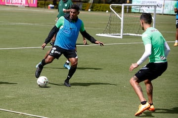 Imágenes del entrenamiento de Atlético Nacional previo al clásico con Independiente Medellín.