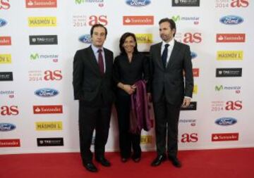 Premios AS 2014. Laura Varona y Joaquín Saenz Messia de Ford España.