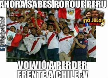 Las duras burlas que recibió Perú tras la caída ante Chile