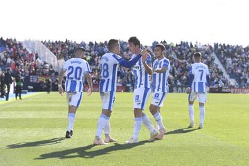 Leganés 1-1 Atlético de Madrid | Tarín remató con todo en el segundo palo un centro pasado, el balón dio en el larguero y el rechace lo recogió Carrillo para mandarlo a gol.