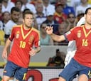 La afición volvió a pitar a España y cantó 'olés' cuando tocó Italia