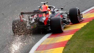 Max Verstappen (Red Bull RB16). Spa-Francorchamps. B&eacute;lgica, F1 2020. 