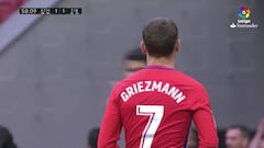 Griezmann pidió ser cambiado ante los pitos de la afición