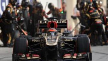 Kimi Raikkonen espera dar un paso adelante con su Lotus.