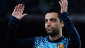 Xavi, jugador del Barcelona