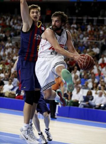 Sergio Llull y Tibor Pleiss.