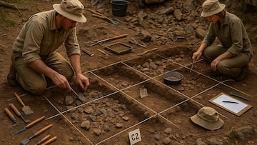 Special 6,000-year-old burial of two sisters, a baby and a dog discovered in a mine in the Czech Republic