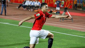 Mostafa Mohamed, con la selección egipcia.