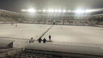 La nieve no puede con el Burgos-Cartagena