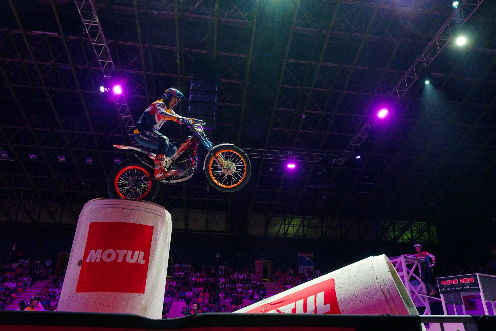 Toni Bou, con la Honda en el Mundial de X-Trial.