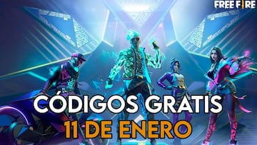 Free Fire | C車digos de hoy mi谷rcoles 11 de enero de 2023: recompensas gratis