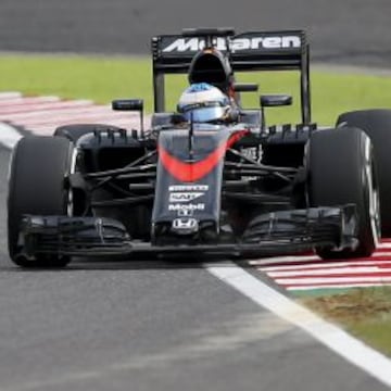 Fernando Alonso, en su McLaren.