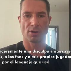 Craig Harrintong: "Pido una disculpa por el lenguaje que usé"