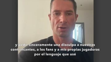 Craig Harrintong: "Pido una disculpa por el lenguaje que usé"