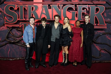 Callum Maxwell, Louis Healy, George Smale, Jessica Rhodes, Miranda Mufema y Luke Mullins.