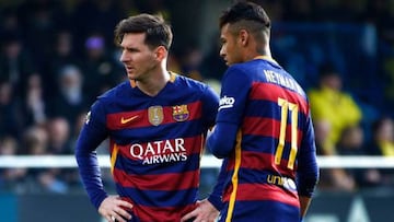 Messi and Neymar together at Barcelona.