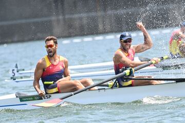 Jaime Canalejo y Javier García pasan a la final. Enorme la pareja española, que pasa a la final del dos sin timonel masculino tras ser terceros en su semifinal tras Rumanía y Dinamarca.