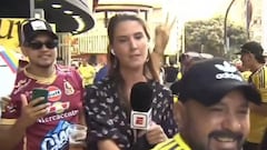 Periodista es acosada en vivo y reacciona así: “Impresentable”