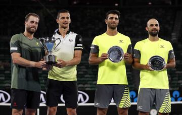 Juan Sebastián Cabal y Robert Farah ante Oliver Marach y Mate Pavic