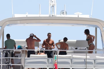 Cristiano Ronaldo y Georgina Rodríguez disfrutaron en las Islas Baleares de sus vacaciones.