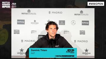 Thiem: "Nadal mejora siempre, por eso es un gran modelo a seguir"