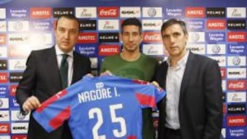 Presentaci&oacute;n de Nagore como nuevo jugador del Levante.