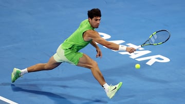 Resumen del Alcaraz - Rinderknech, diciseisavos del ATP 500 de Doha