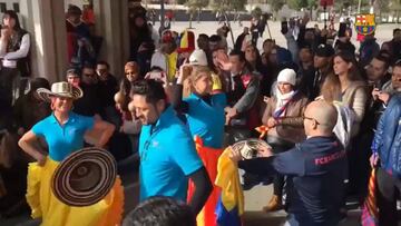 Con Mina en Barça, Colombia hace fiesta en el Camp Nou