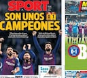 "Baile", "Campeones": la prensa catalana ya avista LaLiga