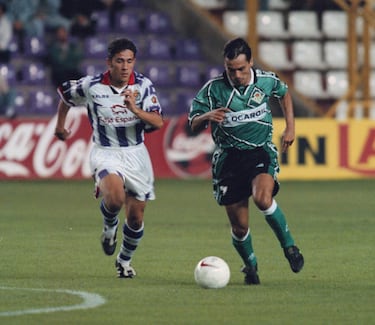 Jugó en el Valladolid de 1984 a 1987 y regresó en 1995  para tres temporadas más.