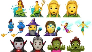 Sirenas, vampiros y sandwiches, los nuevos emojis para móviles