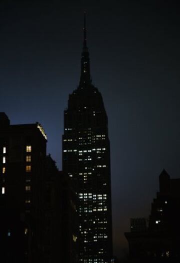 El Empire State de Nueva York durante la Hora del Planeta