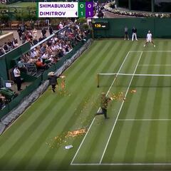 Unos activistas interrumpen dos partidos en Wimbledon