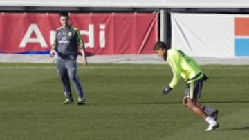 Varane se entrena al margen y no estará ante el Rayo