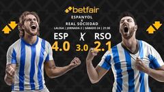 RCD Espanyol vs. Real Sociedad: horario, TV, pronósticos, estadísticas y clasificación